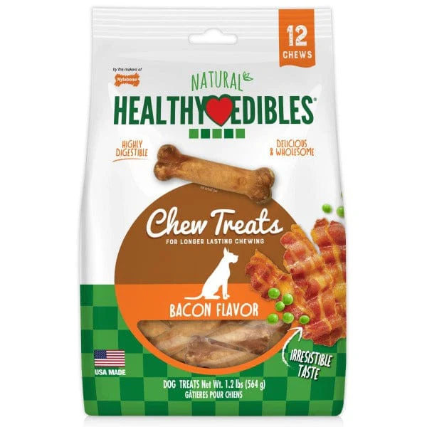 Nylabone Healthy Edibles Bacon Flavour Regular Dog Chew - Image 9