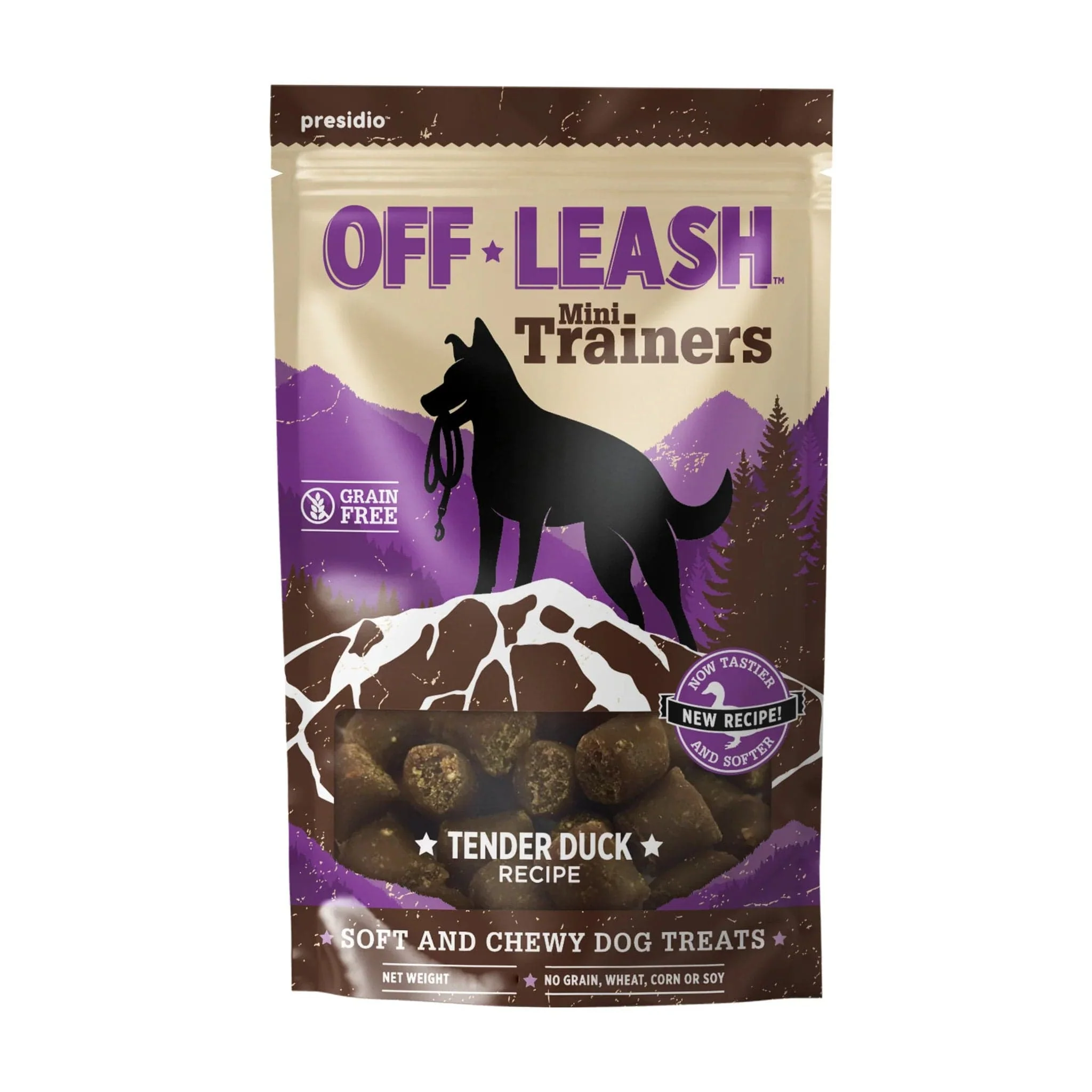 Off Leash Mini Trainers Tender Duck Dog Treats