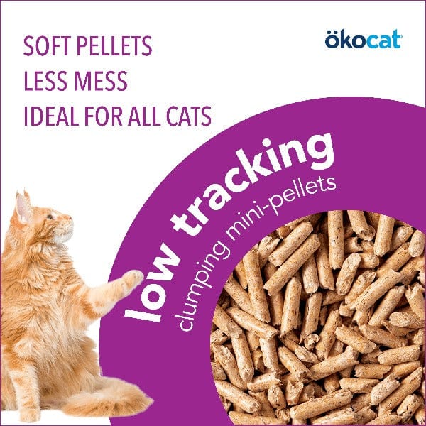 ökocat Original Less Mess Wood Cat Litter, 14lb - Image 4