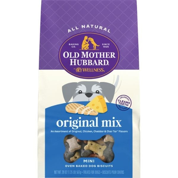 Wellness Old Mother Hubbard Original Mix Oven-Baked Dog Biscuits; Mini