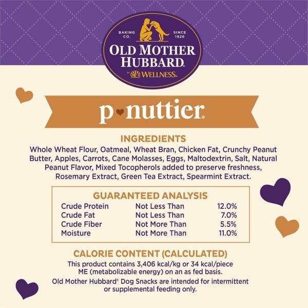 Wellness Old Mother Hubbard P-Nuttier Oven-Baked Dog Biscuits; Small - Image 6