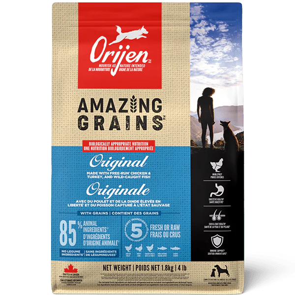 Orijen Amazing Grains Original Dry Dog Food