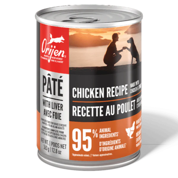 Orijen Chicken Recipe Pate with Liver Canned Dog Food