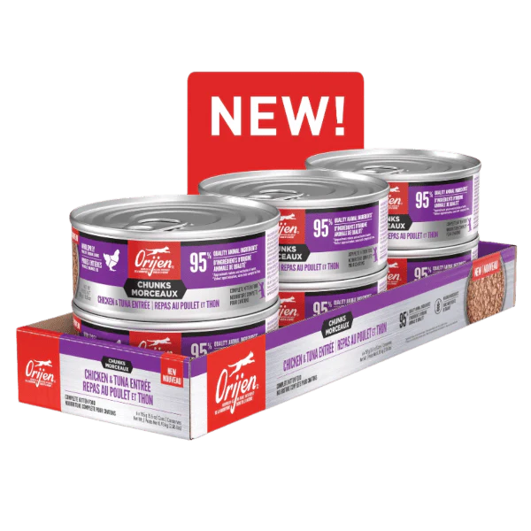 Orijen Chicken & Tuna Chunks Entrée Canned Kitten Food, 5.5oz - Image 6