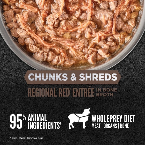 Orijen Regional Red Chunks & Shreds Entrée Canned Cat Food, 5.5oz - Image 2
