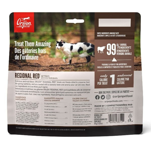 Orijen Regional Red Freeze-Dried Cat Treats - Image 4
