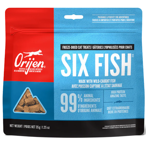 Orijen Six Fish Freeze-Dried Cat Treats