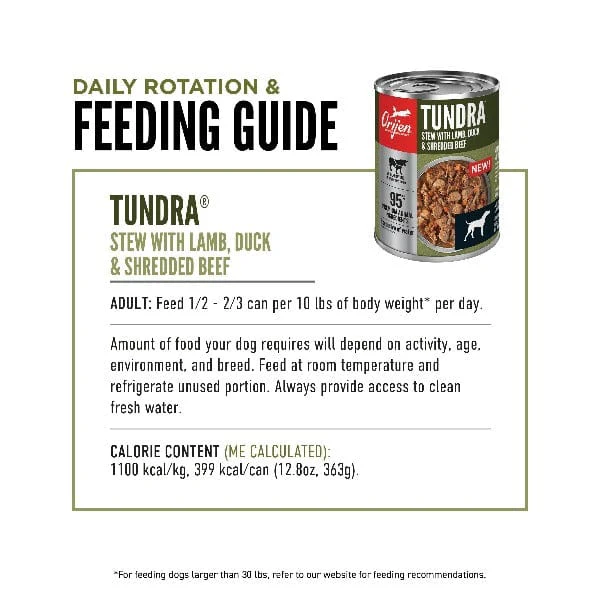 Orijen Tundra Canned Dog Food - Image 4
