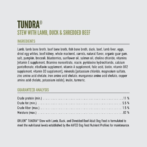 Orijen Tundra Canned Dog Food - Image 5