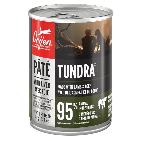 Orijen Tundra Pate with Liver Canned Dog Food
