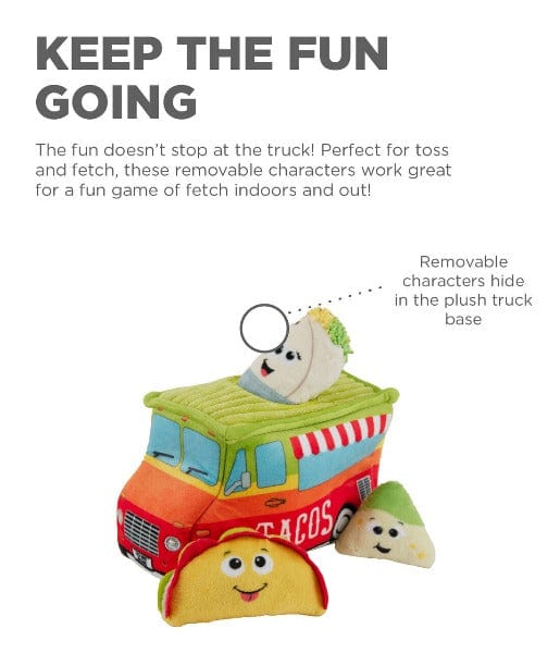 Outward Hound Hide A Taco Plush Dog Toy Puzzle - Image 3