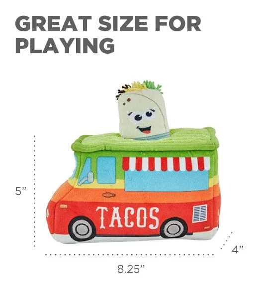 Outward Hound Hide A Taco Plush Dog Toy Puzzle - Image 4