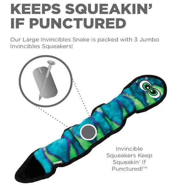Outward Hound Invincibles Snake Dog Toy - Image 3