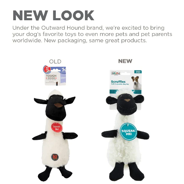 Outward Hound Scruffles Plush Dog Toy - Image 5