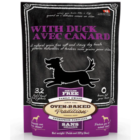 Oven-Baked Tradition Soft & Chewy Grain-Free Duck Dog Treats