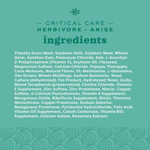 Oxbow Critical Care Herbivore; Anise - Image 4