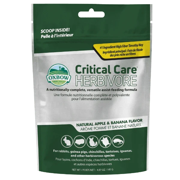 Oxbow Critical Care Herbivore; Apple-Banana