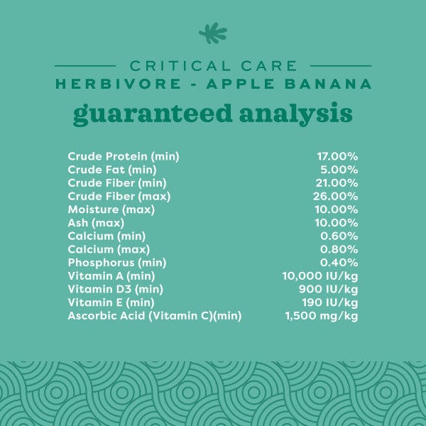 Oxbow Critical Care Herbivore; Apple-Banana - Image 5