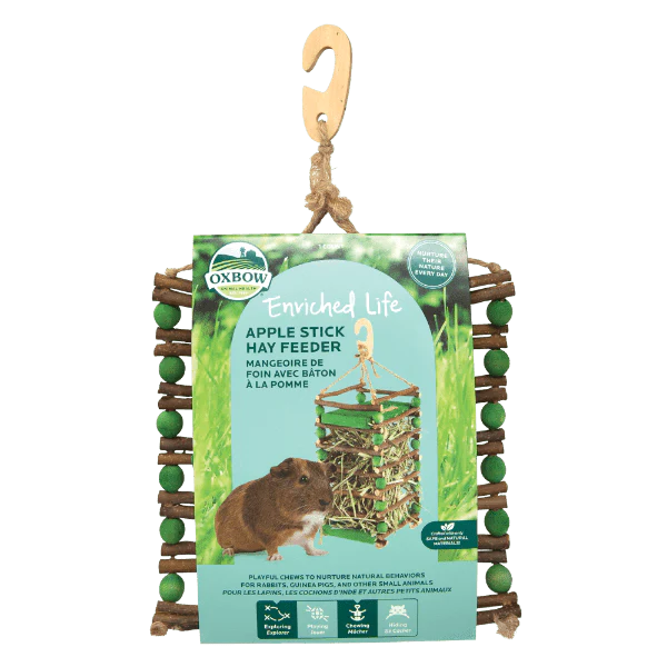 Oxbow Enriched Life - Apple Stick Hay Feeder
