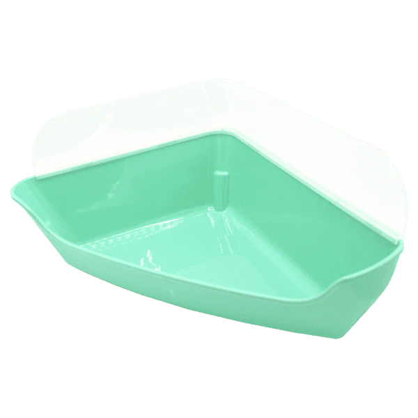 Oxbow Enriched Life - Corner Litter Pan with Removable Shield - Image 5
