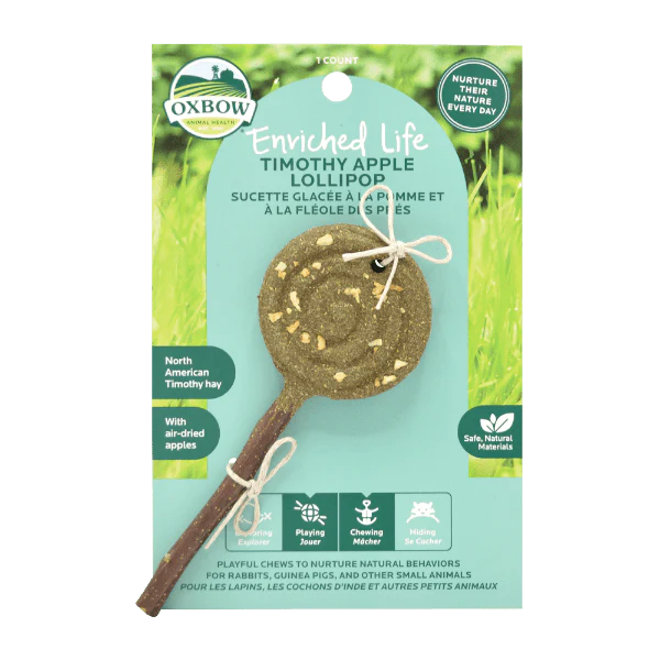 Oxbow Enriched Life - Timothy Lollipop; Apple