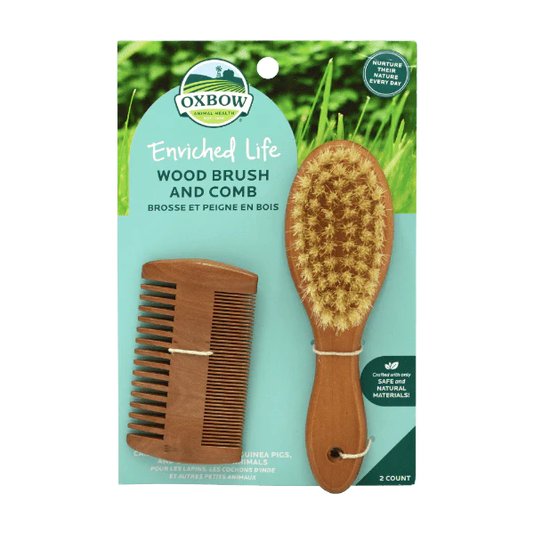 Oxbow Enriched Life - Wood Brush & Comb