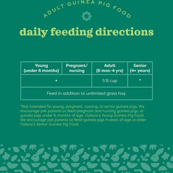 Oxbow Essentials Adult Guinea Pig Food - Image 4