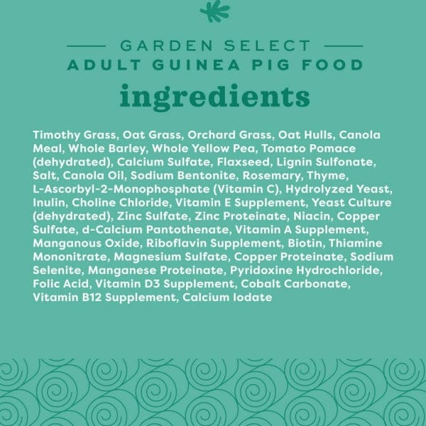 Oxbow Garden Select Adult Guinea Pig Food - Image 5