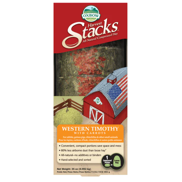 Oxbow Harvest Stacks Western Timothy with Carrots