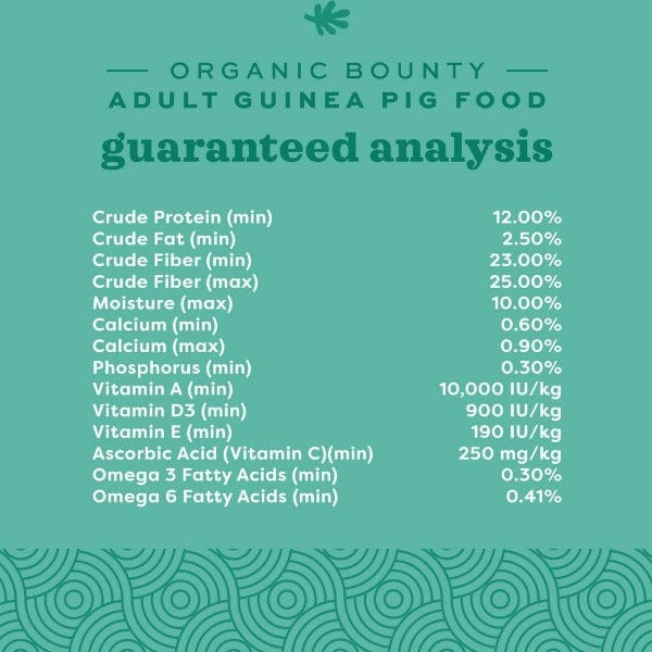 Oxbow Organic Bounty Adult Guinea Pig Food - Image 5