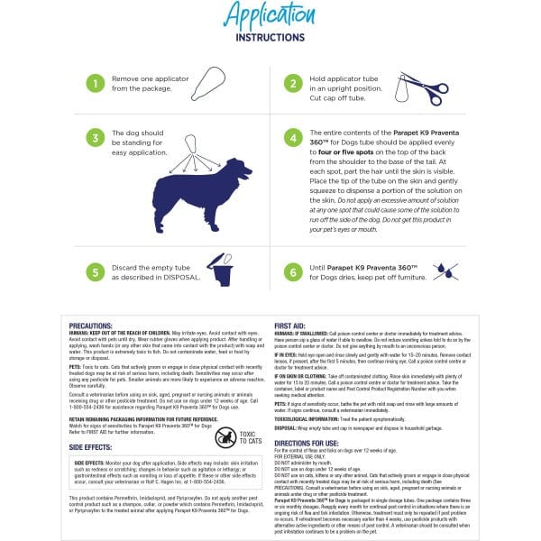 K9 Praventa 360 Topical Flea & Tick Treatment for Dogs - Image 7