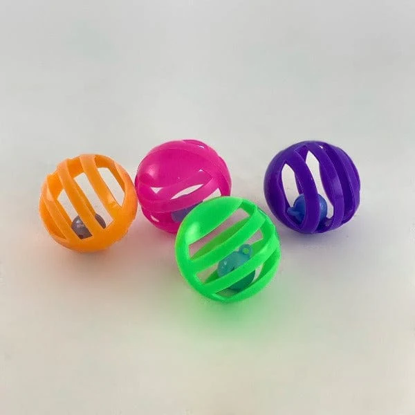 Pawise Plastic Ball With Bell Cat Toy - Image 2