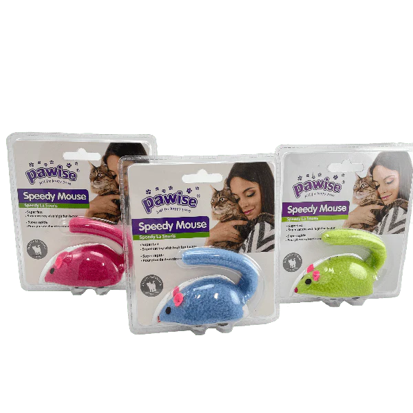 Pawise Speedy Mouse Cat Toy