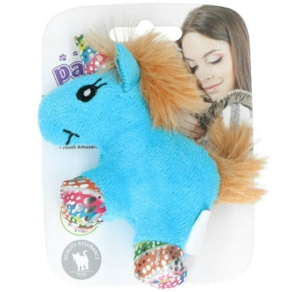 Pawise Unicorn Cat Toy; Brown Mane - Image 3