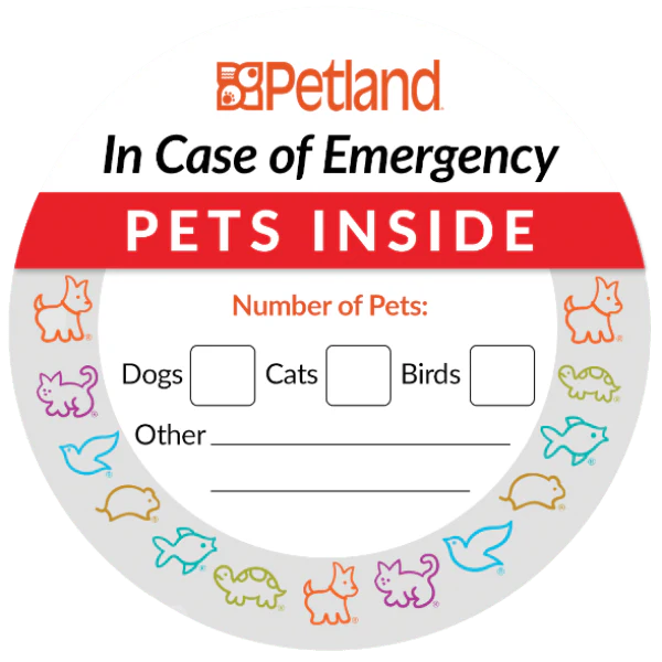 Pet Emergency Sticker