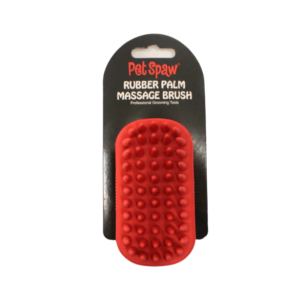 Pet Spaw Rubber Palm Massage Brush