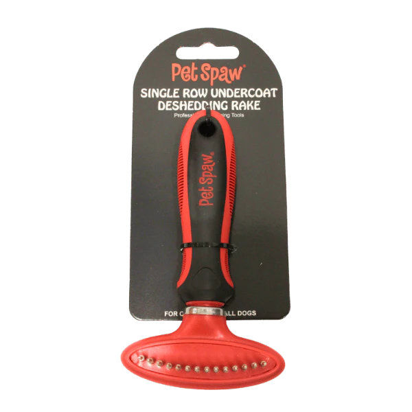 Pet Spaw Single Row Undercoat Deshedding Rake