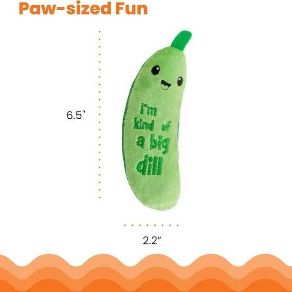 Petstages Crunchy Pickle Cat Toy - Image 5