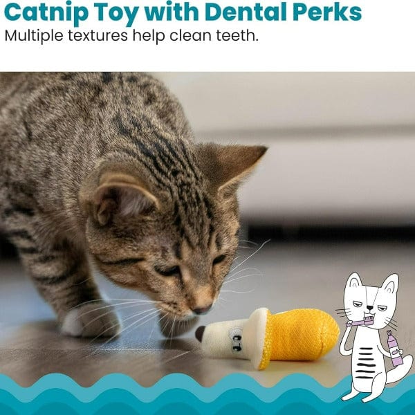 Petstages Dental Banana Cat Toy - Image 2