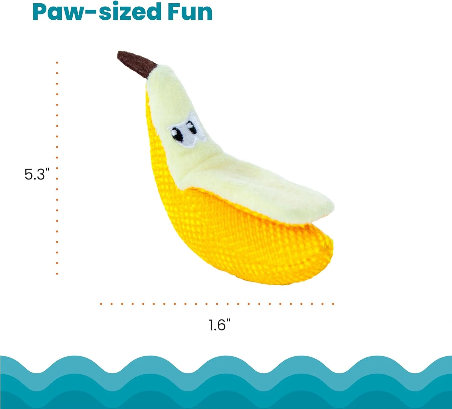 Petstages Dental Banana Cat Toy - Image 5