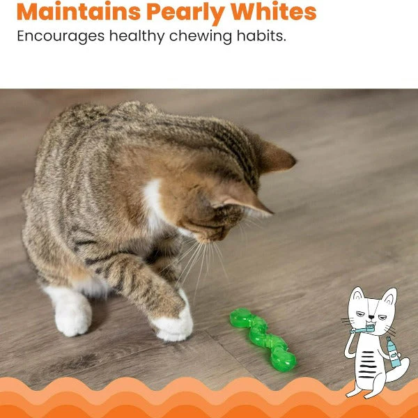 Petstages Orkakat Wiggle Worm Dental Cat Toy - Image 4