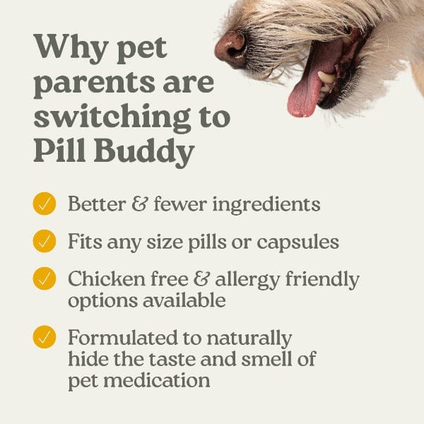 Earthly Pill Buddy Naturals Pill Hiding Treat for Dogs; Roasted Chicken Recipe - Image 3