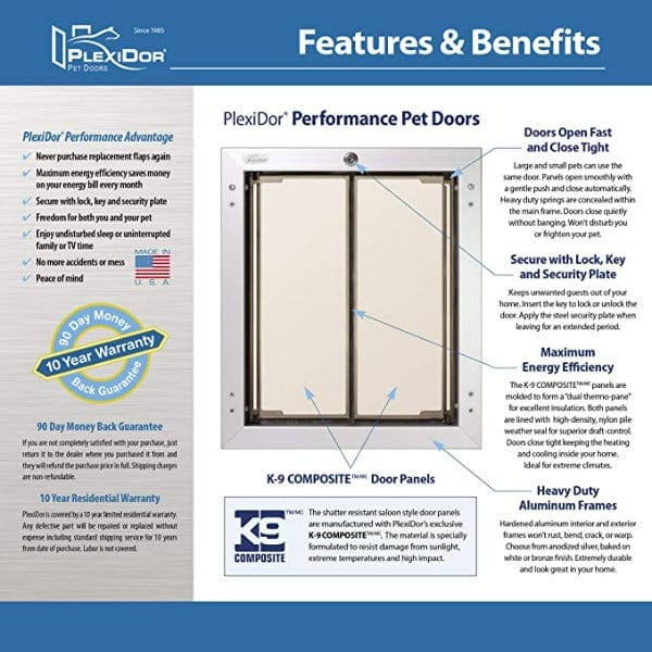 PlexiDor Door Mount Performance Pet Doors - Image 6