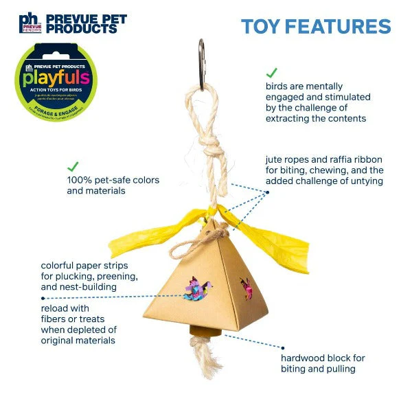 Prevue Pet Products Pucky Pyramid Bird Toy - Image 3