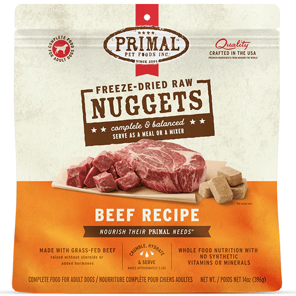 Primal Freeze Dried Beef Nuggets for Dogs (SPECIAL ORDER ITEM) - Image 9