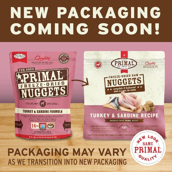 Primal Freeze Dried Turkey & Sardine Nuggets for Dogs (SPECIAL ORDER ITEM) - Image 2