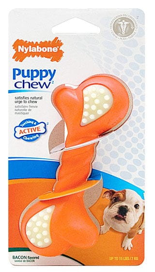Nylabone Double Action Bone Puppy Dog Teething Chew Toy - Image 7