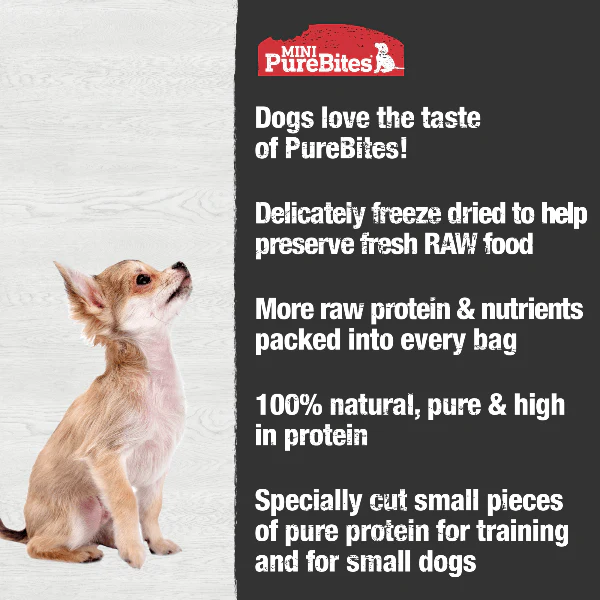 PureBites Freeze Dried Mini Training Chicken Breast Dog Treats, 60g - Image 3