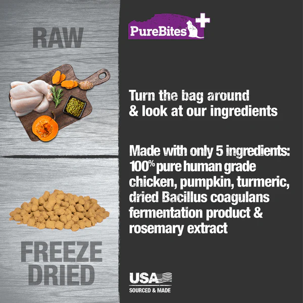 PureBites+ Digestion Freeze Dried Cat Treats, 31g - Image 2