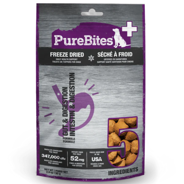 PureBites+ Digestion Freeze Dried Dog Treats